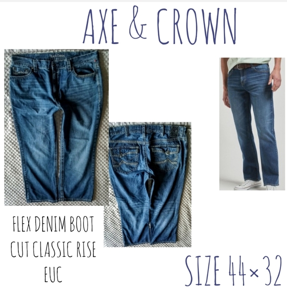 Axe & Crown Other - Axe & Crown Jeans Size 44 Boot Cut Flex Flap Pock